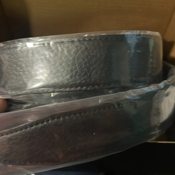 MARIO TREVI Men’s Black Ratchet Belt w Adjustable Slide w Automatic Buckle NWT - Picture 8 of 8